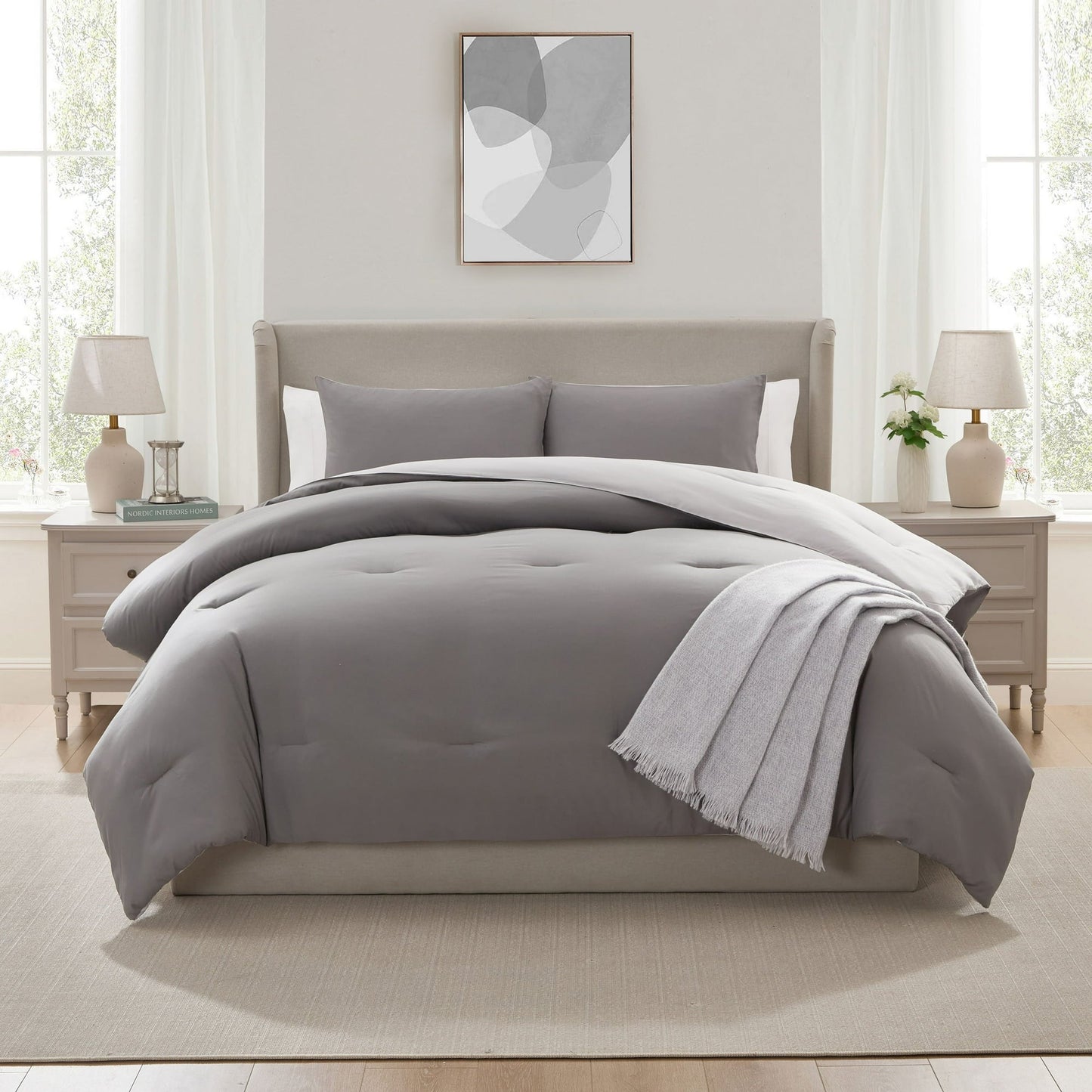 Virtu Modern Reversible Comforter Set