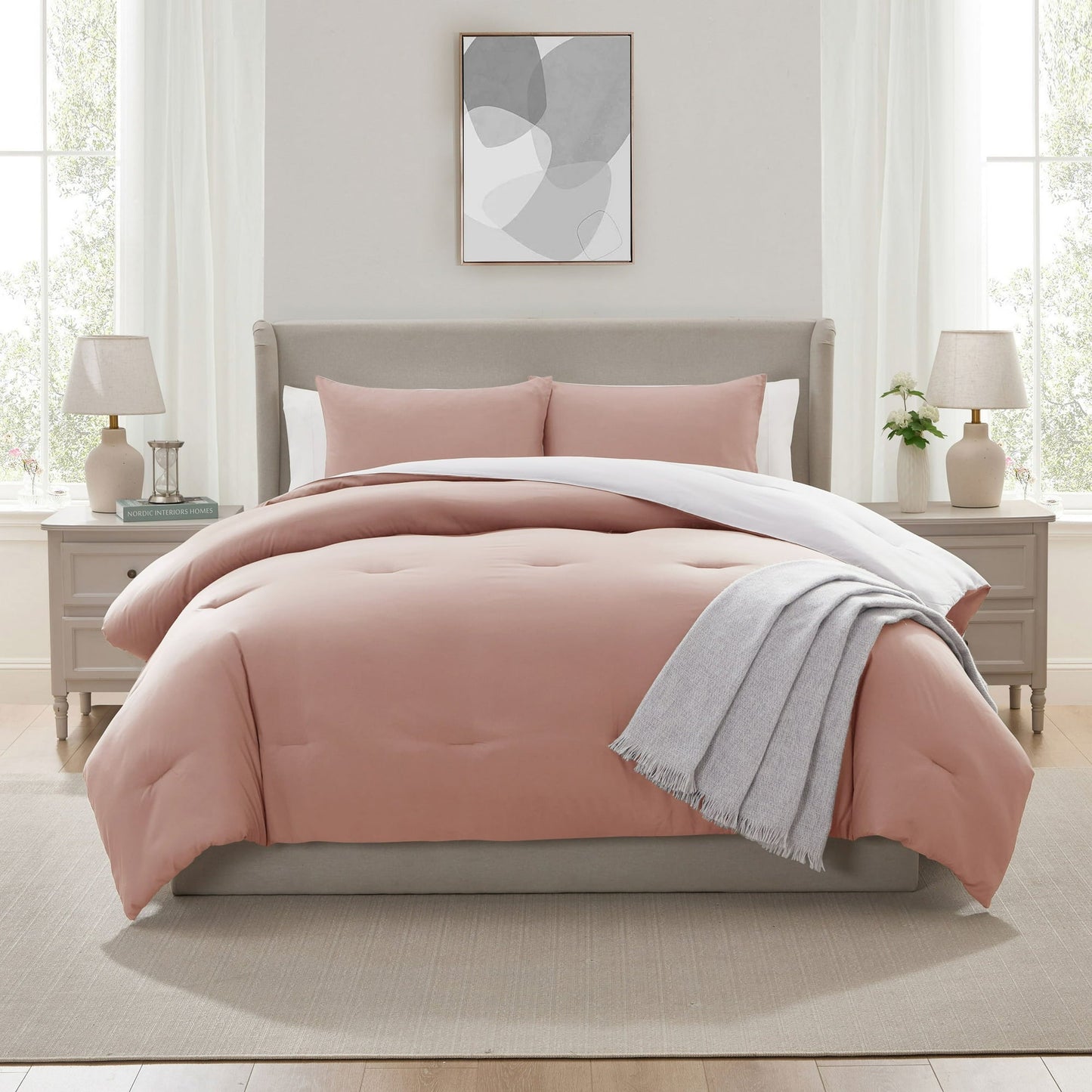 Virtu Modern Reversible Comforter Set