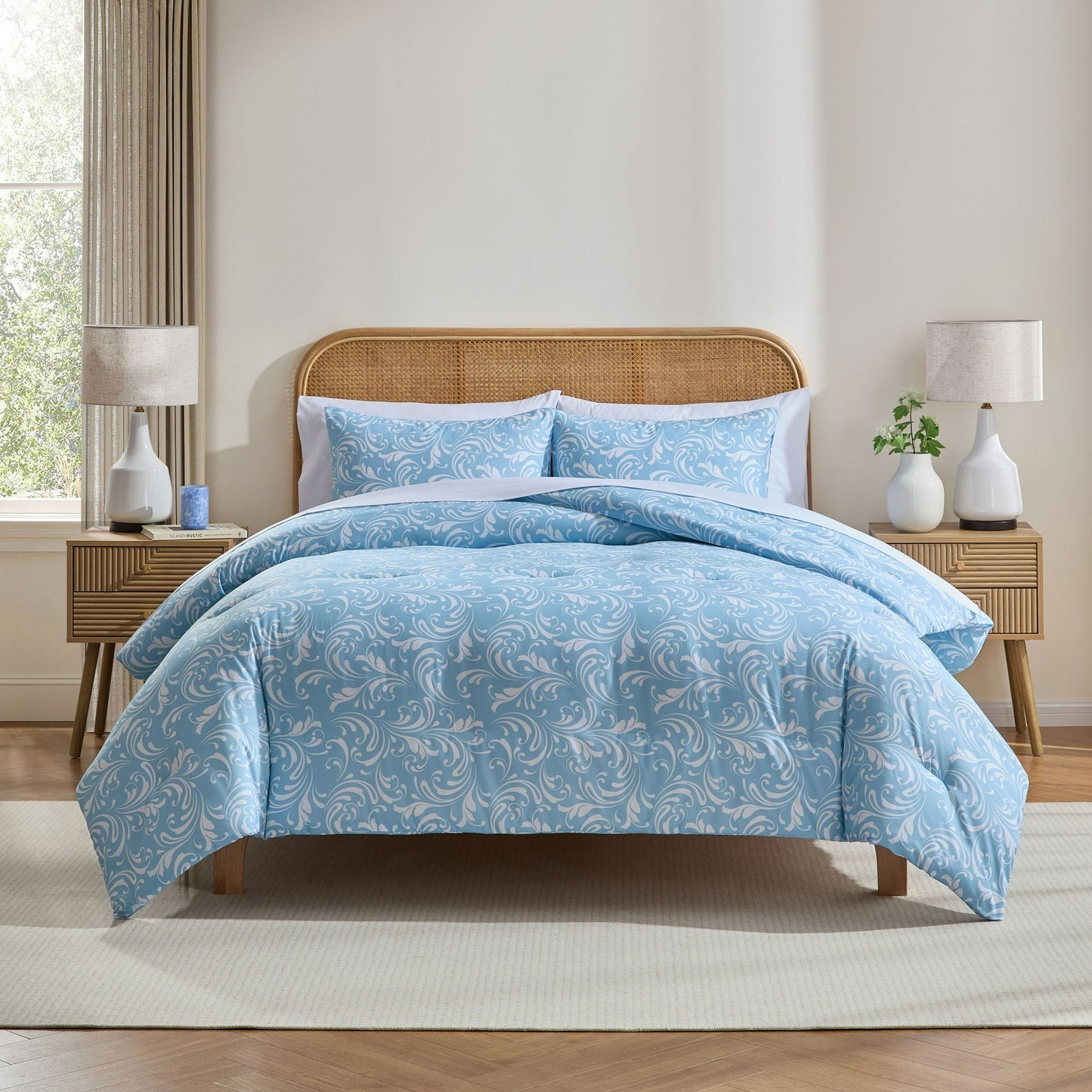 Virtu Biomorphic Design Bedding Comforter Sets