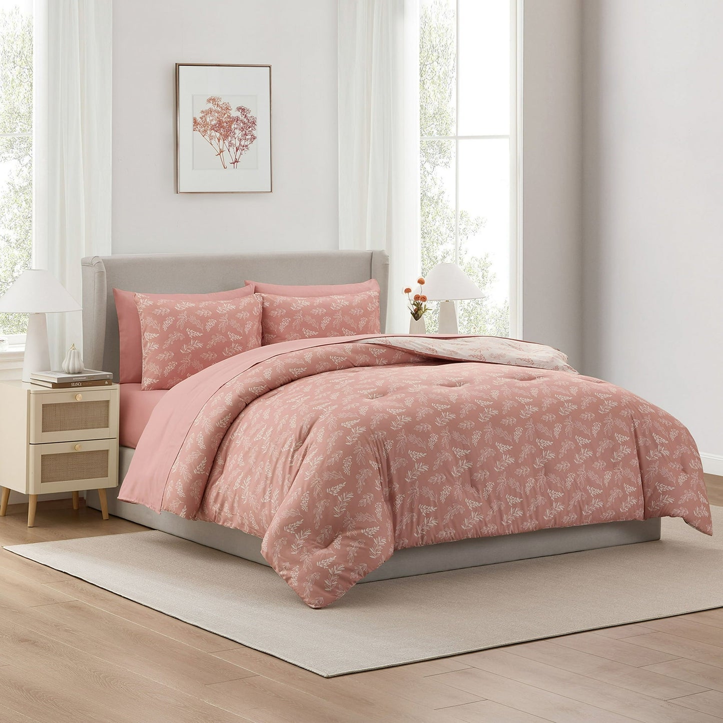 Virtu Botanical Bedding Comforter Set