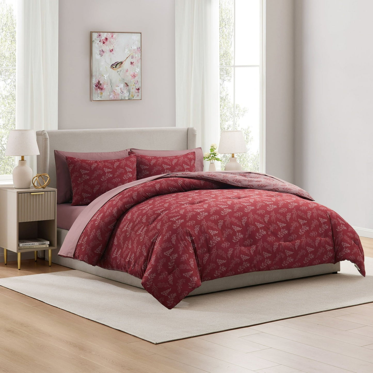 Virtu Botanical Bedding Comforter Set