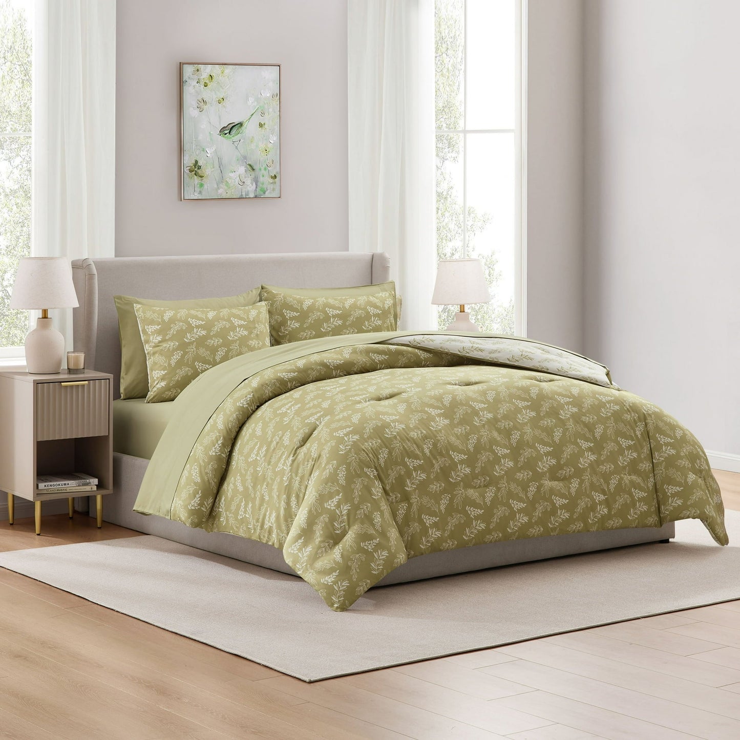 Virtu Botanical Bedding Comforter Set