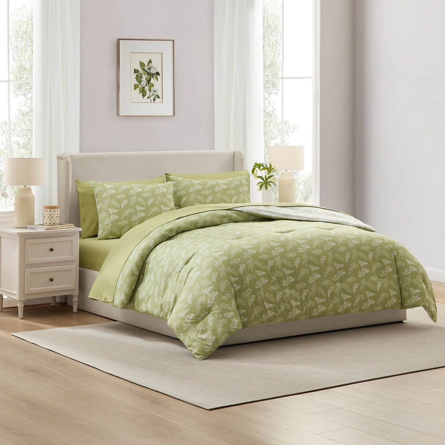 Virtu Botanical Bedding Comforter Set