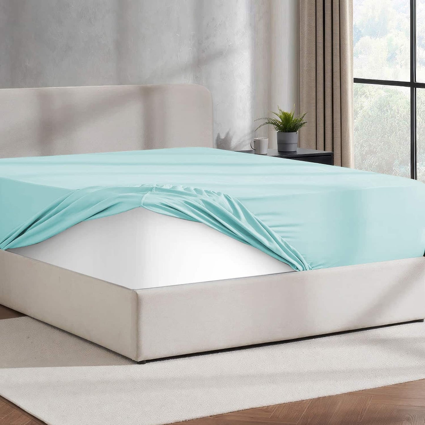 Virtu 1800 Extra Deep Fitted Sheet Queen / King / Cal King