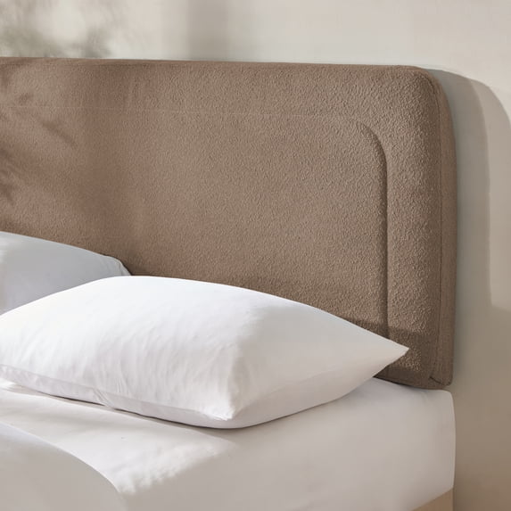 Virtu Upholstered Boucle Bed Headboard