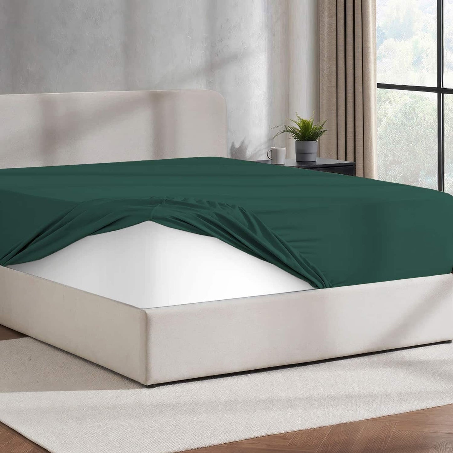 Virtu 1800 Extra Deep Fitted Sheet Queen / King / Cal King