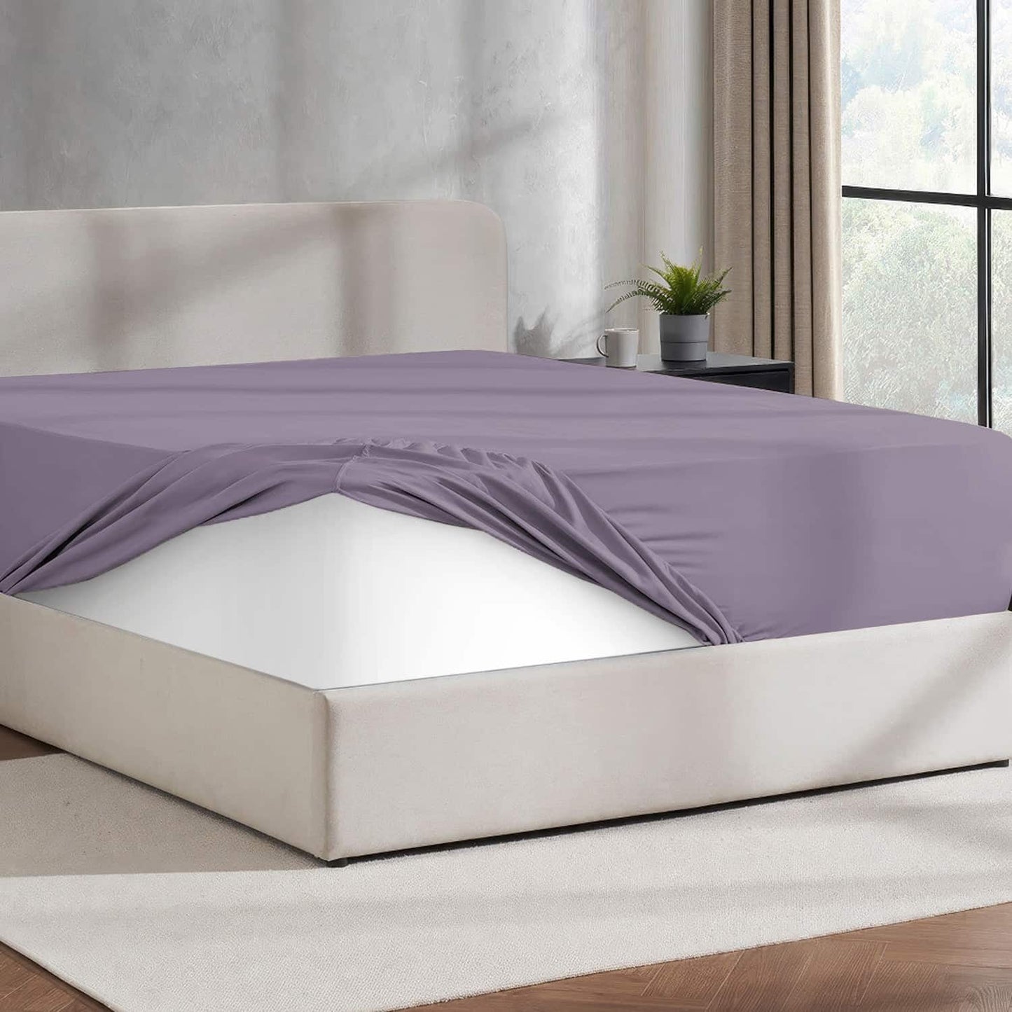 Virtu 1800 Extra Deep Fitted Sheet Queen / King / Cal King