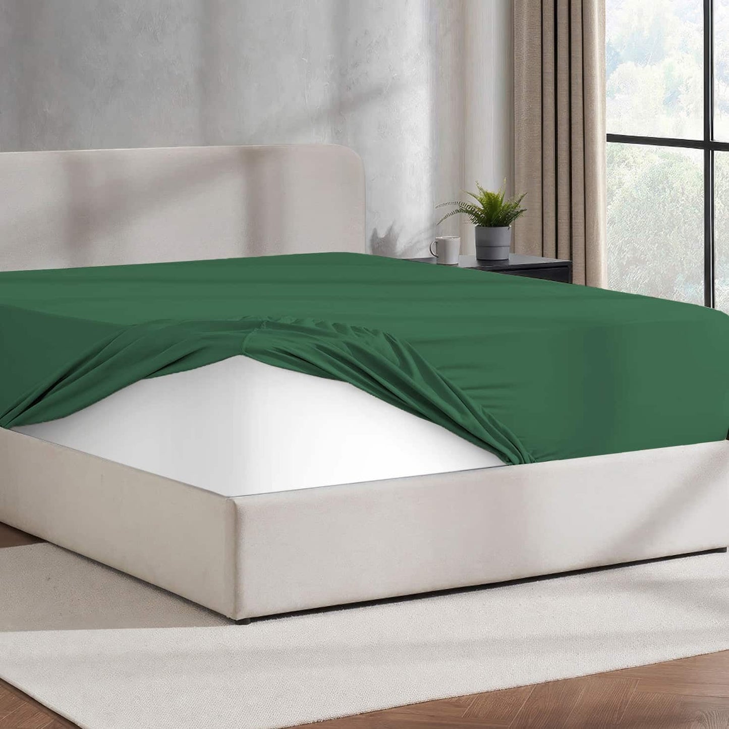 Virtu 1800 Extra Deep Fitted Sheet Queen / King / Cal King