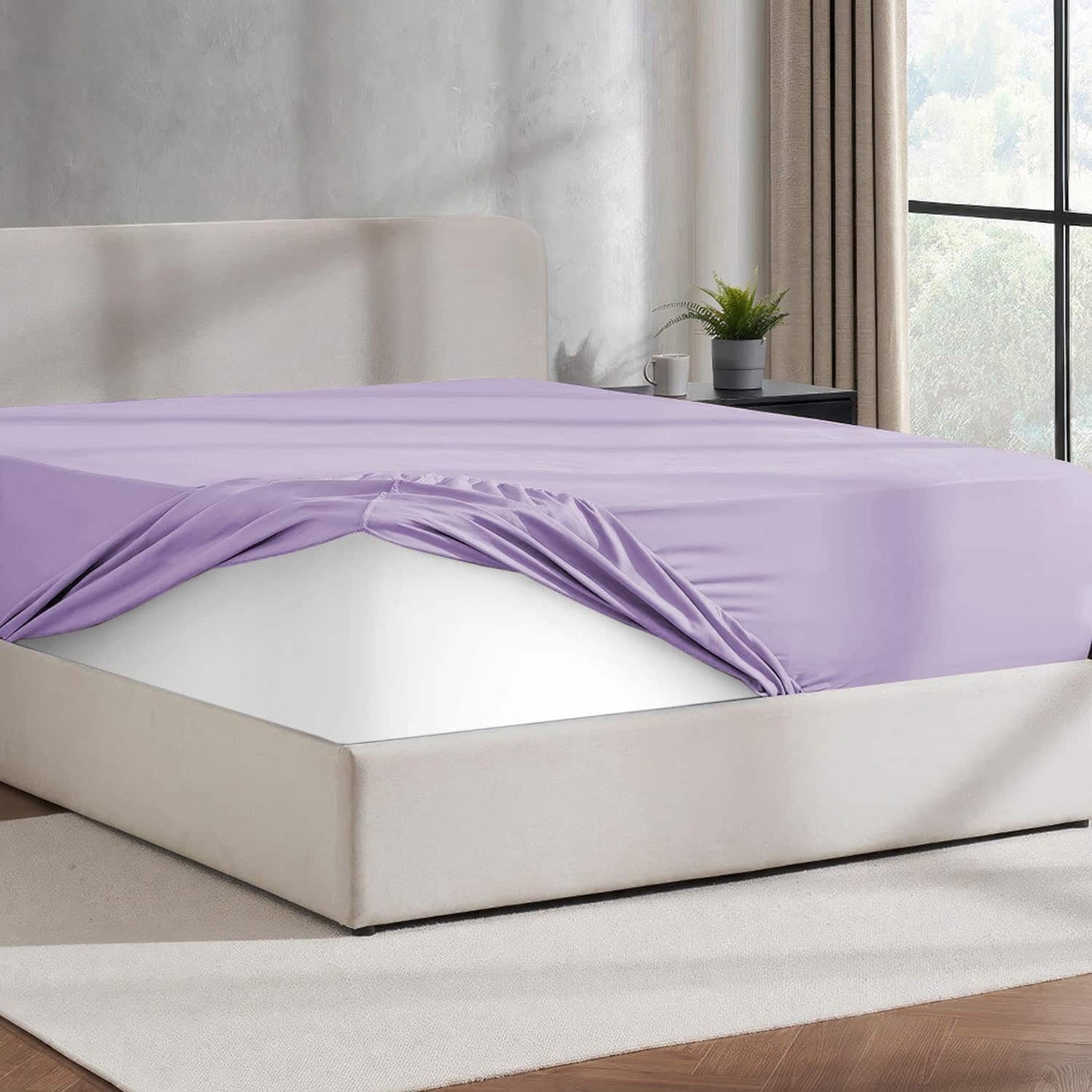 Virtu 1800 Extra Deep Fitted Sheet Queen / King / Cal King