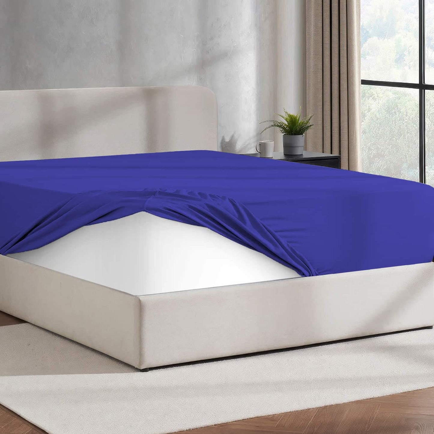 Virtu 1800 Extra Deep Fitted Sheet Queen / King / Cal King