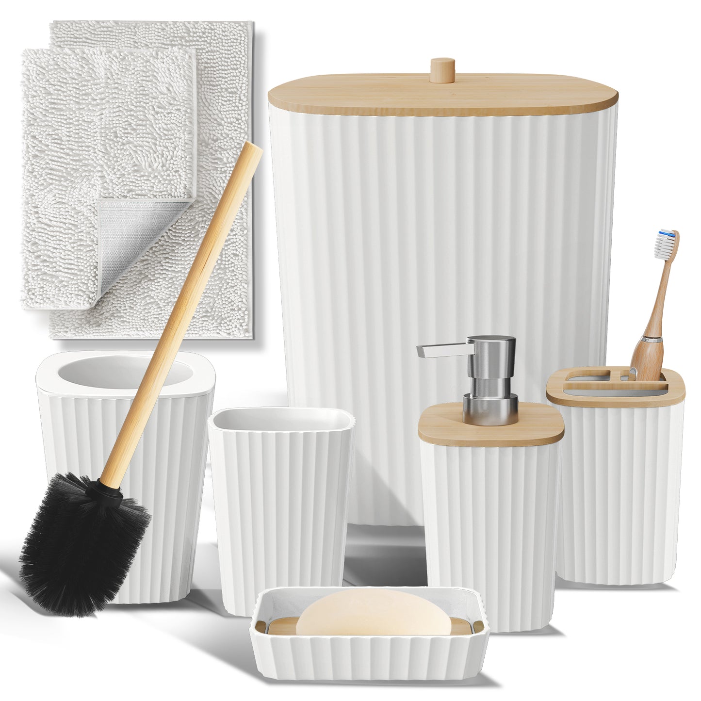 Clara Clark Bathroom Accessory Set
