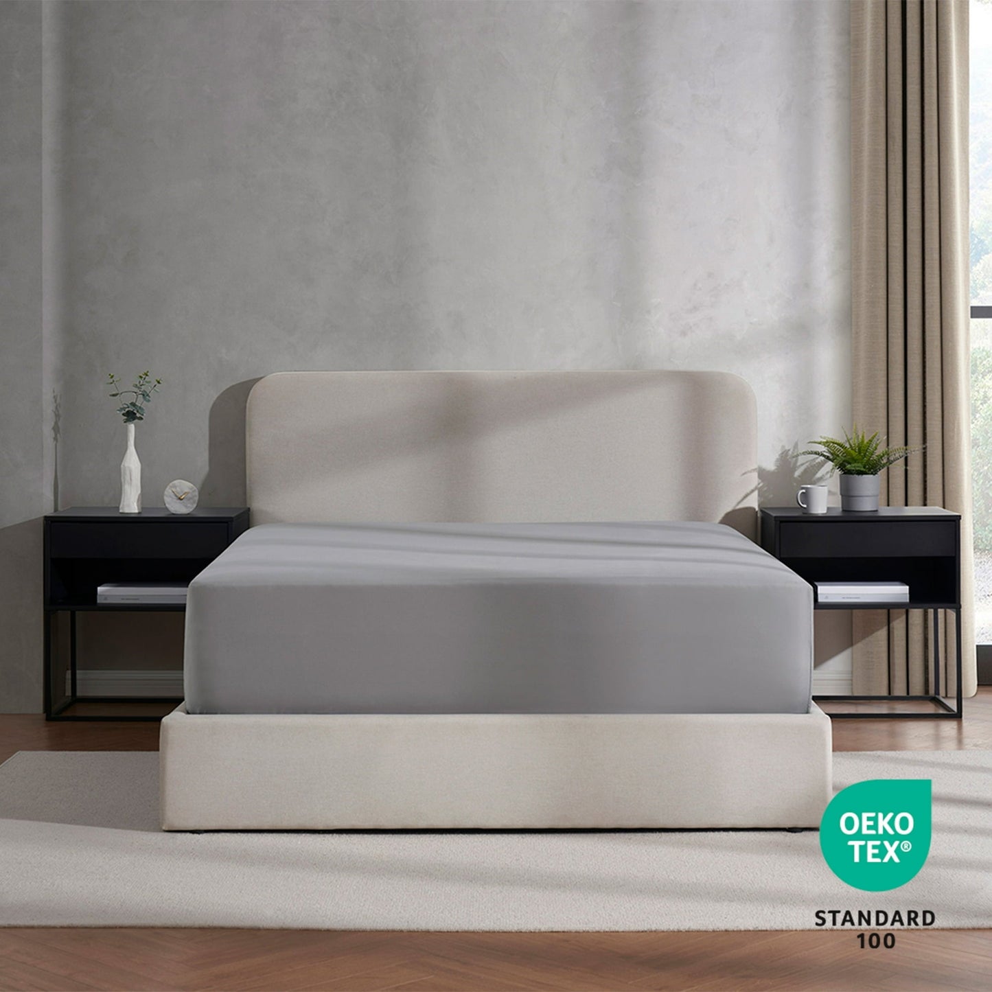 Virtu 1800 Extra Deep Fitted Sheet Queen / King / Cal King