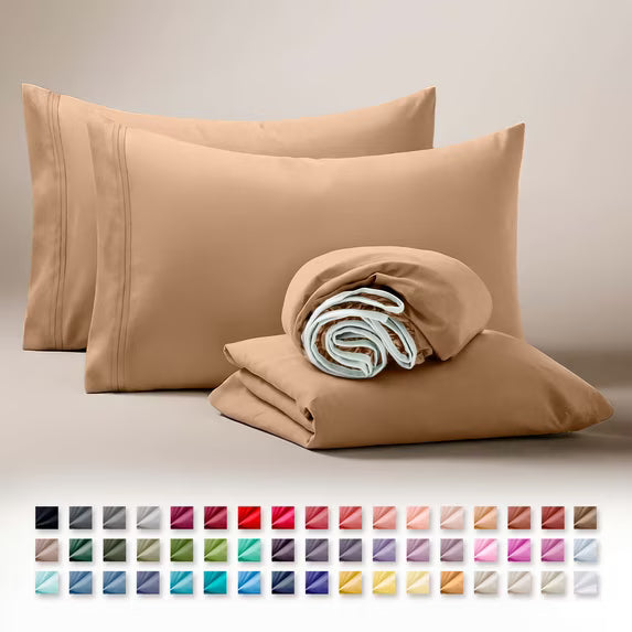 Clara Clark Ultra Soft Microfiber Bed Sheets Set (Short Queen)