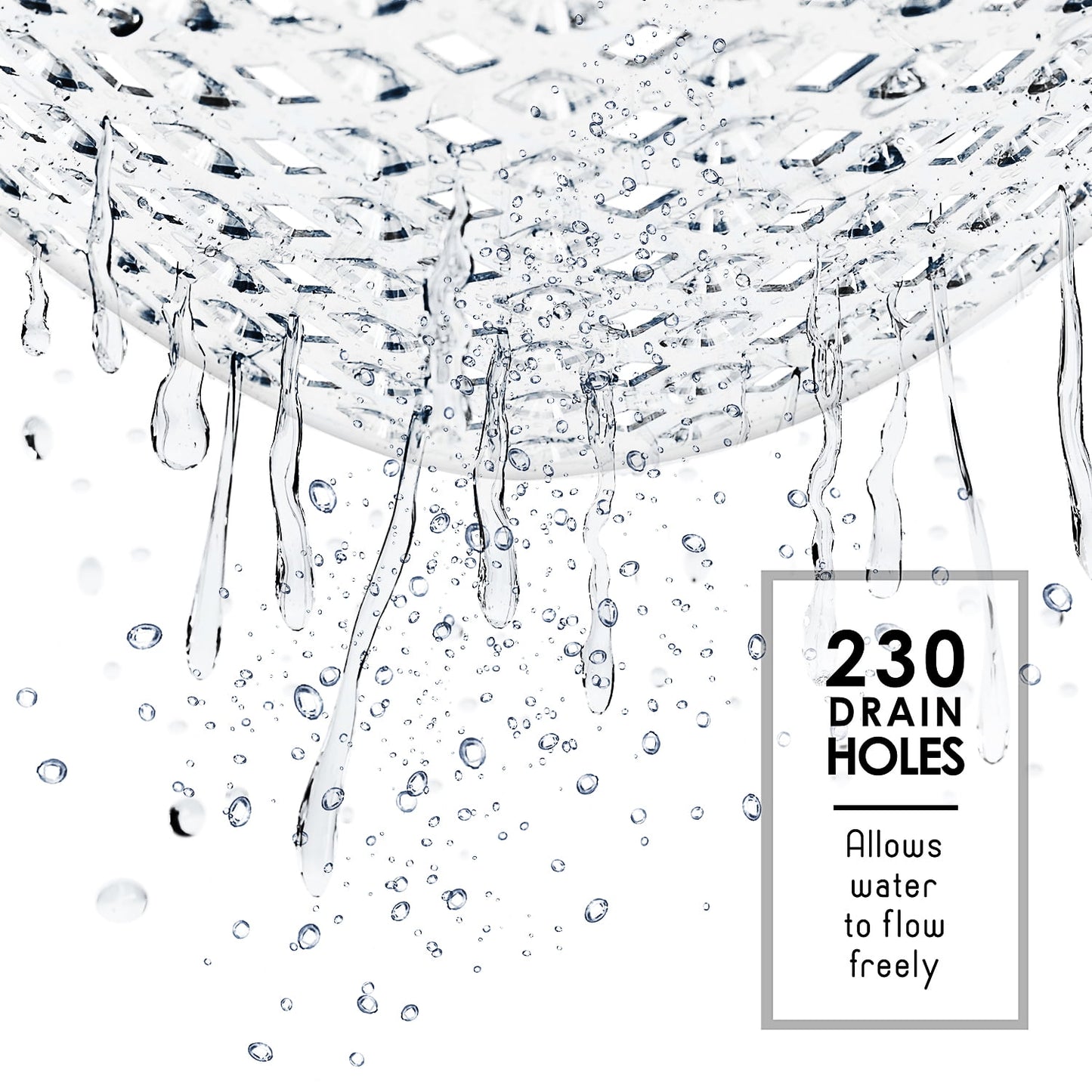Virtu Shower Mat - 35"x16" Clear Bathtub Mat