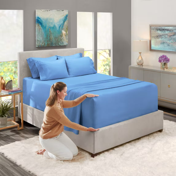 Nestl Sheets Set, 1800 Series Extra Deep Pocket Sheets 4 PC