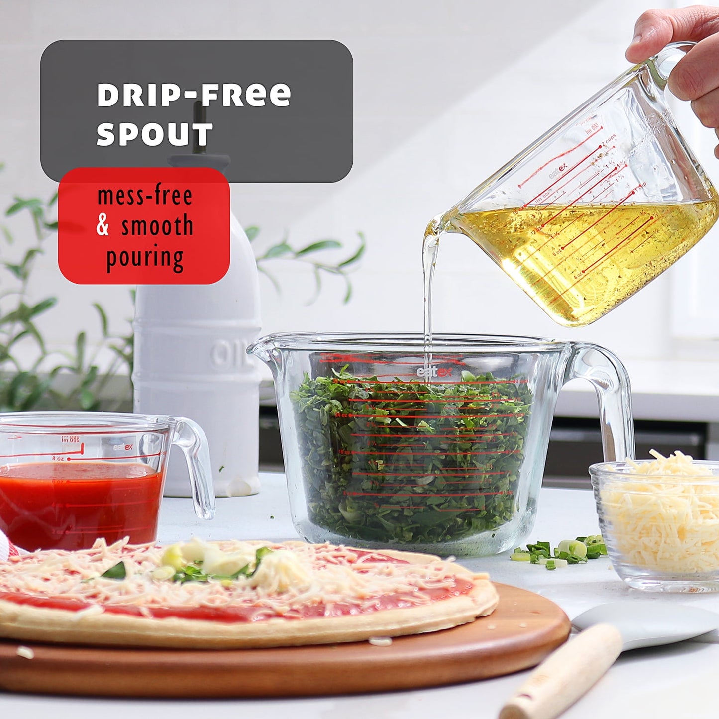 Virtu Glass Measuring Cups Set