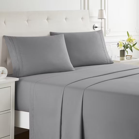 Clara Clark Ultra Soft Microfiber Bed Sheets Set (Split King)