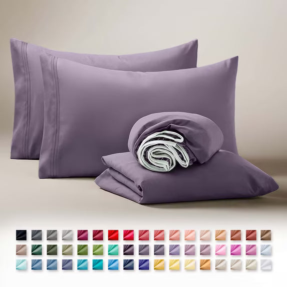 Clara Clark Ultra Soft Microfiber Bed Sheets Set (Split King)