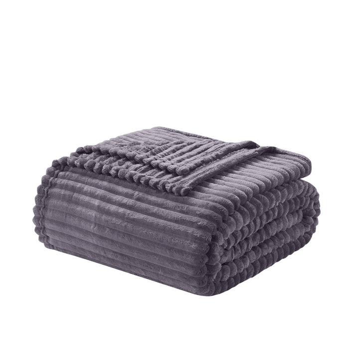 Cut Plush Fleece Blanket, Soft Lightweight Fuzzy Luxury Twin Size Bed Blanket for Bed