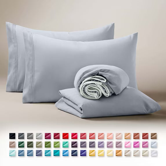 Clara Clark Ultra Soft Microfiber Bed Sheets Set (Short Queen)