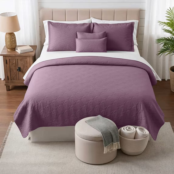 Clara Clark Lightweight Reversible Quilt Set