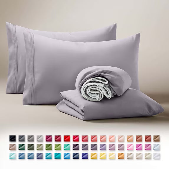 Clara Clark Ultra Soft Microfiber Bed Sheets Set (Short Queen)