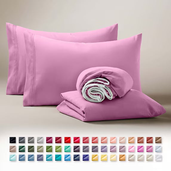 Clara Clark Ultra Soft Microfiber Bed Sheets Set (Short Queen)