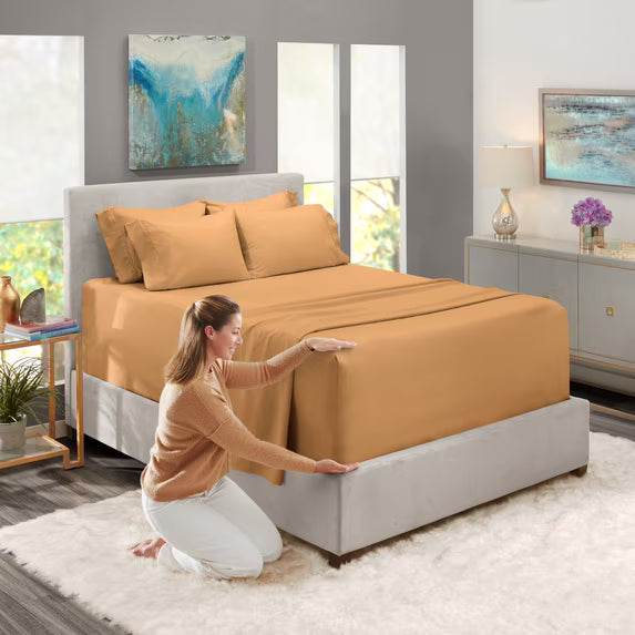Nestl Sheets Set, 1800 Series Extra Deep Pocket Sheets 4 PC