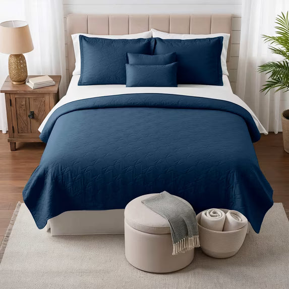 Clara Clark Lightweight Reversible Quilt Set
