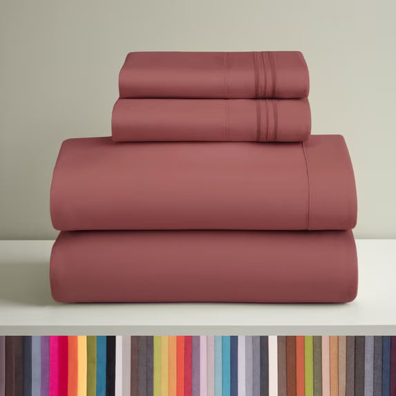 Clara Clark Ultra Soft Microfiber Bed Sheets Set (Full XL)