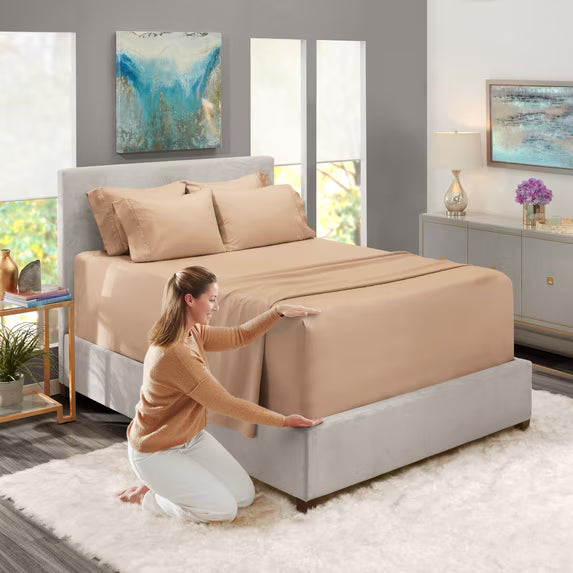 Nestl Sheets Set, 1800 Series Extra Deep Pocket Sheets 4 PC