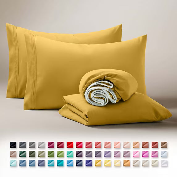 Clara Clark Ultra Soft Microfiber Bed Sheets Set (Short Queen)