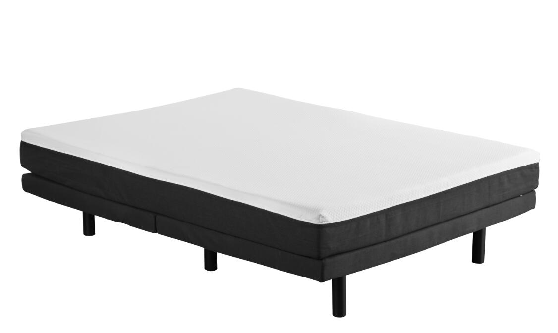 Nestl Adjustable Bed Frame, Adjustable Massage Bed Frame with Wireless Remote, Adjustable Bed Base Head & Foot Massage