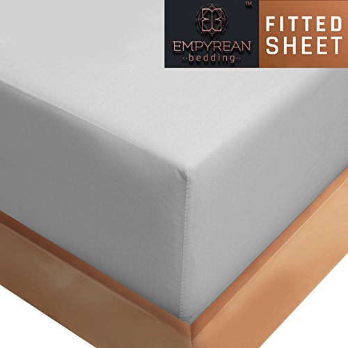 Empyrean Extra Deep Pocket Queen Fitted Sheet Only - White, Queen Size,  Soft Fitted Bed Sheets for 18 to 24 Inch Mattresses, Luxury Queen Deep  Pocket