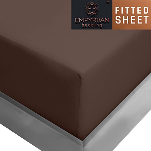 Empyrean Bedding Fitted Sheet Queen Size - Soft Microfiber Queen Fitted  Sheet Only - Moisture Wicking Fitted Bed Sheets Fits Up to 16 Inches Deep