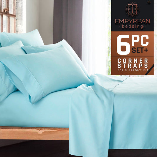 Empyrean Premium Deep Pocket 6-Piece Bed Sheet Set