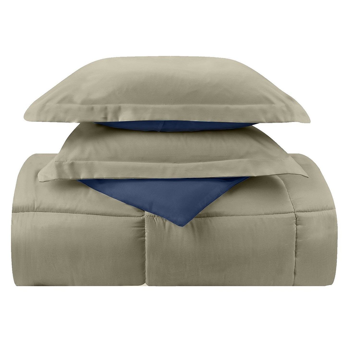 Clara Clark Alternative Goose Down Reversible Comforter With 2 Pillow Shams
