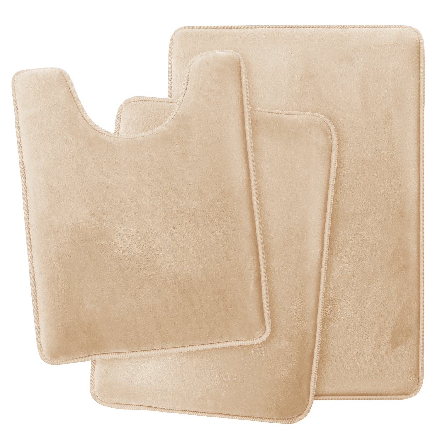 Clara Clark Memory Foam Bath Mat - 3 Pack