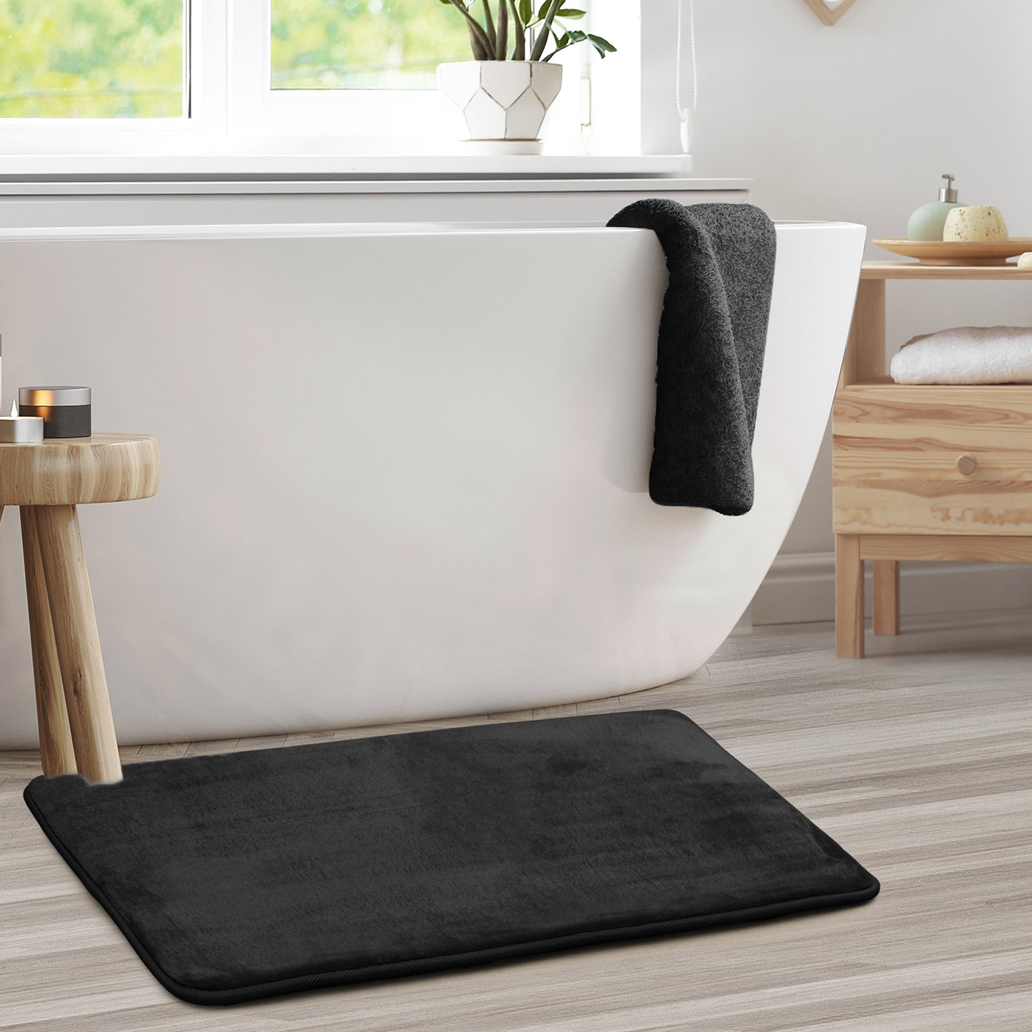 Clara Clark Memory Foam Bath Mat - 2 Pack