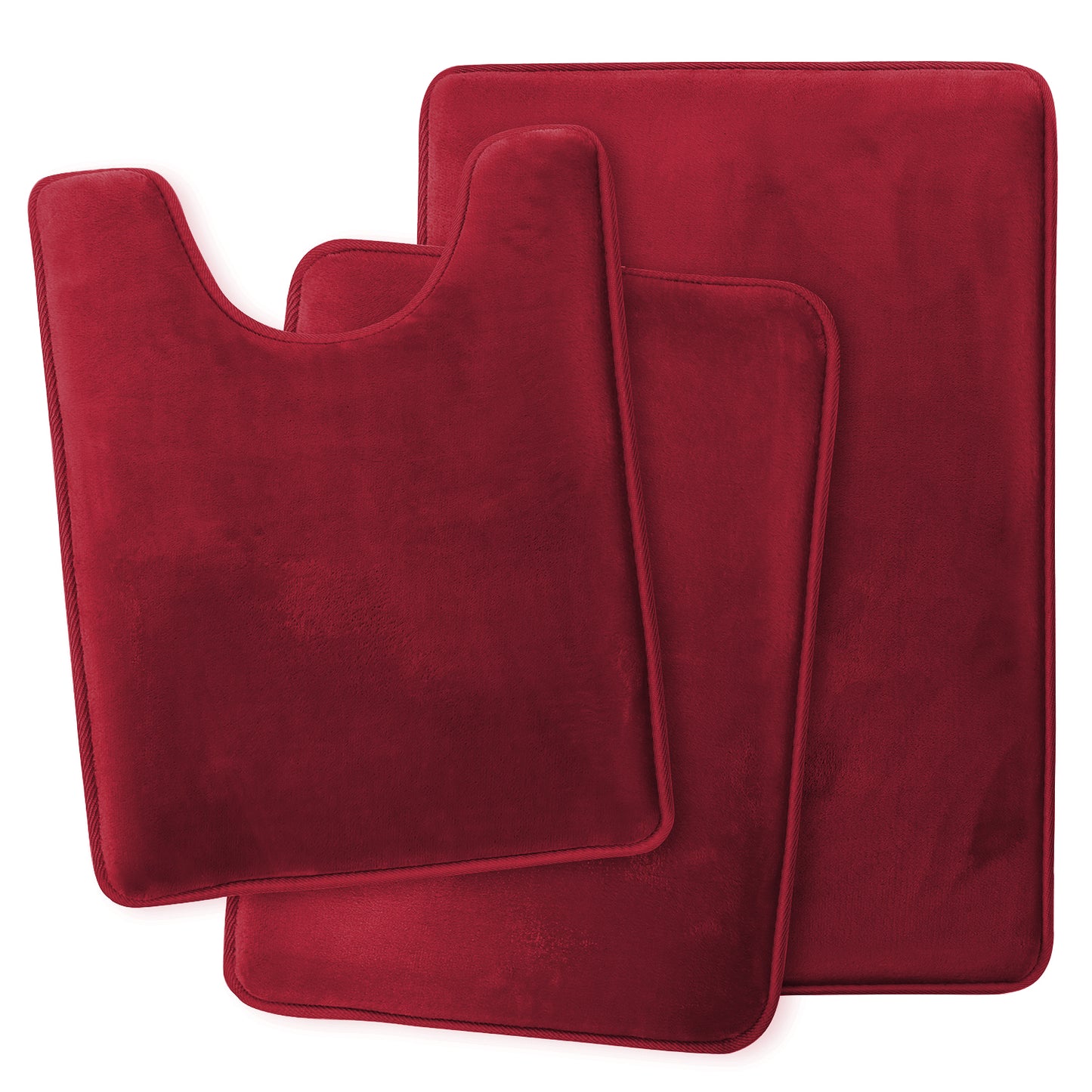 Clara Clark Memory Foam Bath Mat - 3 Pack