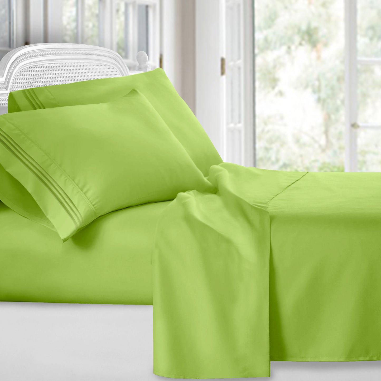Bright Spring Colors Deep Pocket Bed Sheet Set