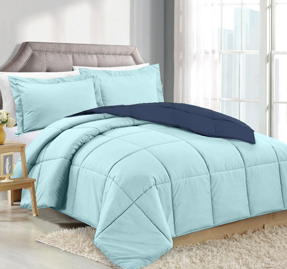 Clara Clark Alternative Goose Down Reversible Comforter With 2 Pillow –  Cozy Array