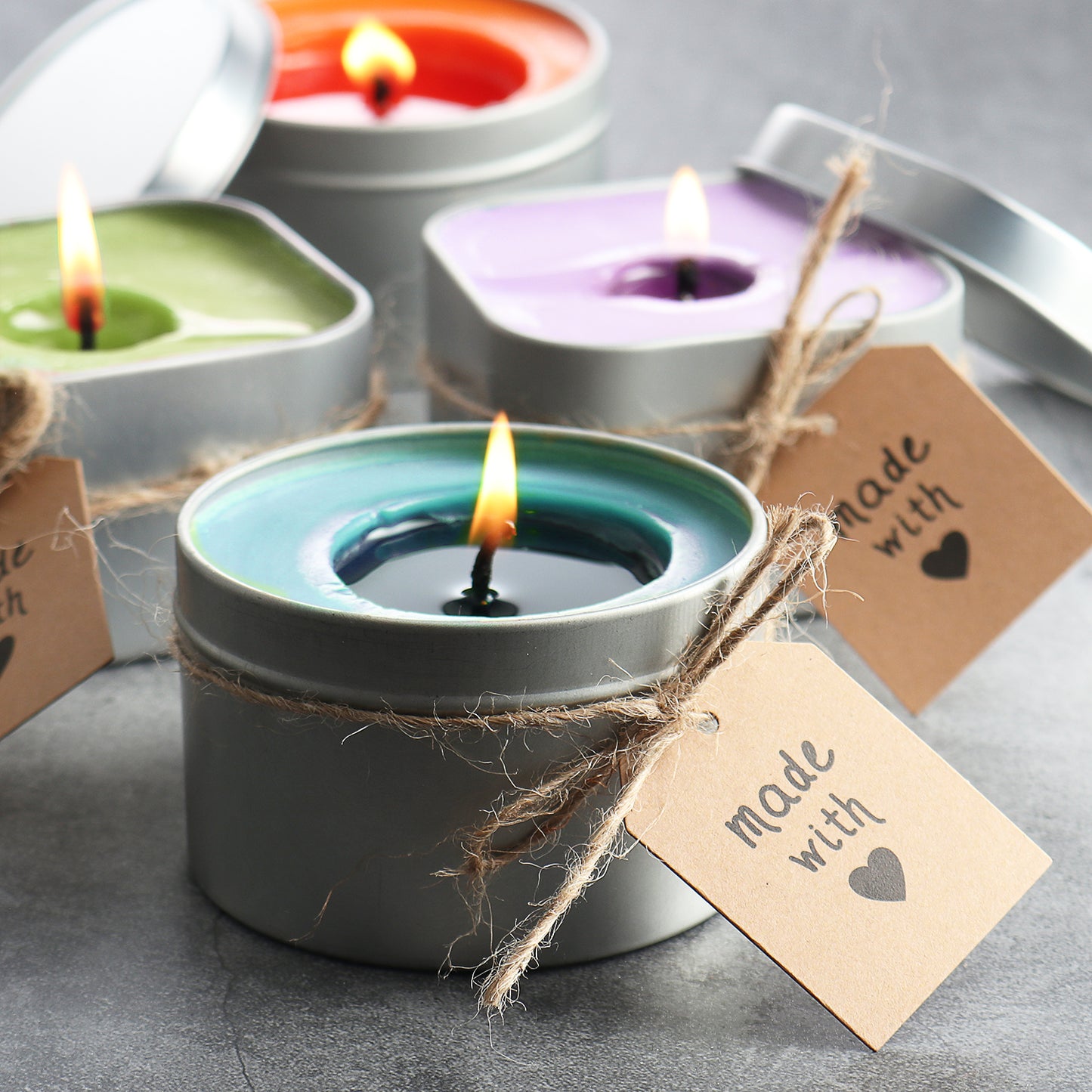 Hearth & Harbor DIY candle kit with 16 different colors