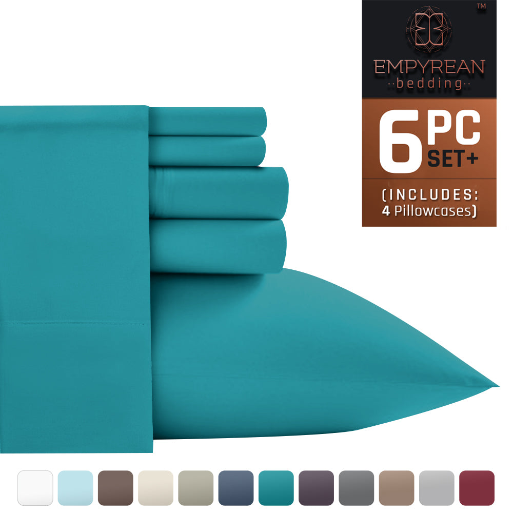 Empyrean Premium Deep Pocket 6-Piece Bed Sheet Set