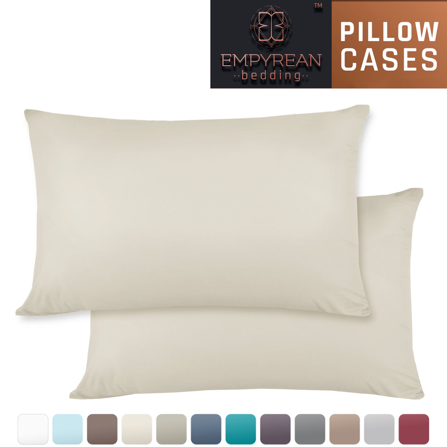 Empyrean Set Of 2 Premium Pillowcases