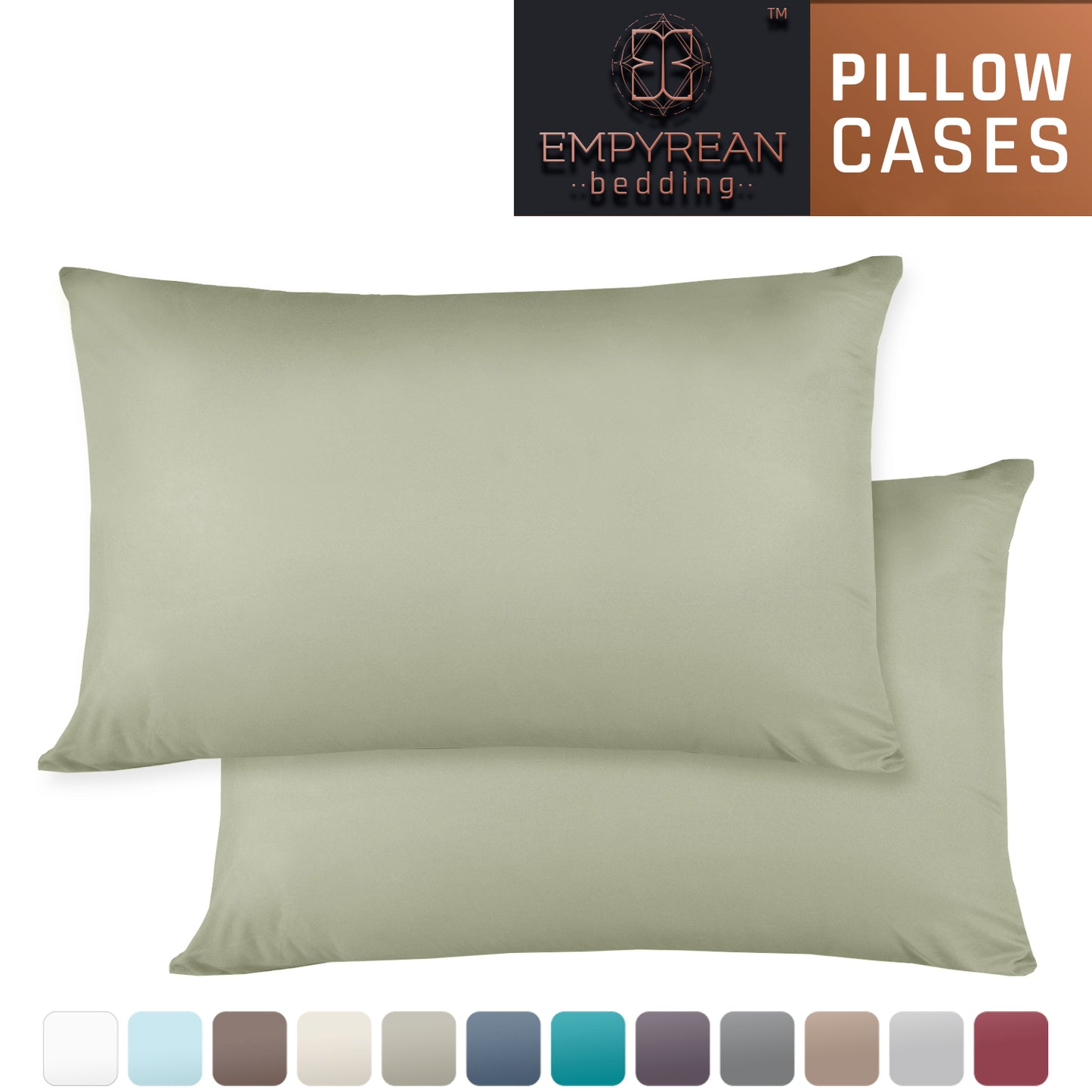 Empyrean Set Of 2 Premium Pillowcases