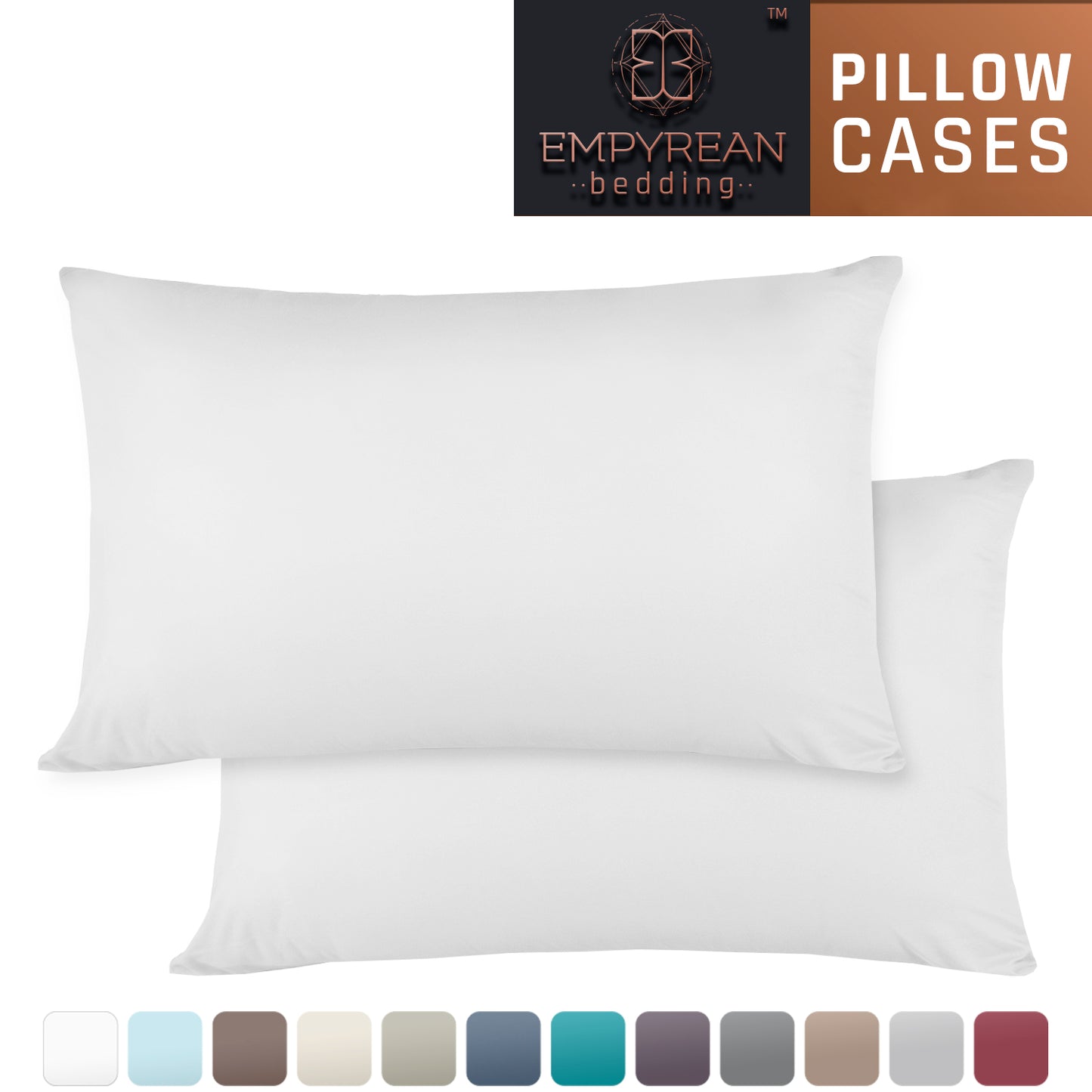 Empyrean Set Of 2 Premium Pillowcases