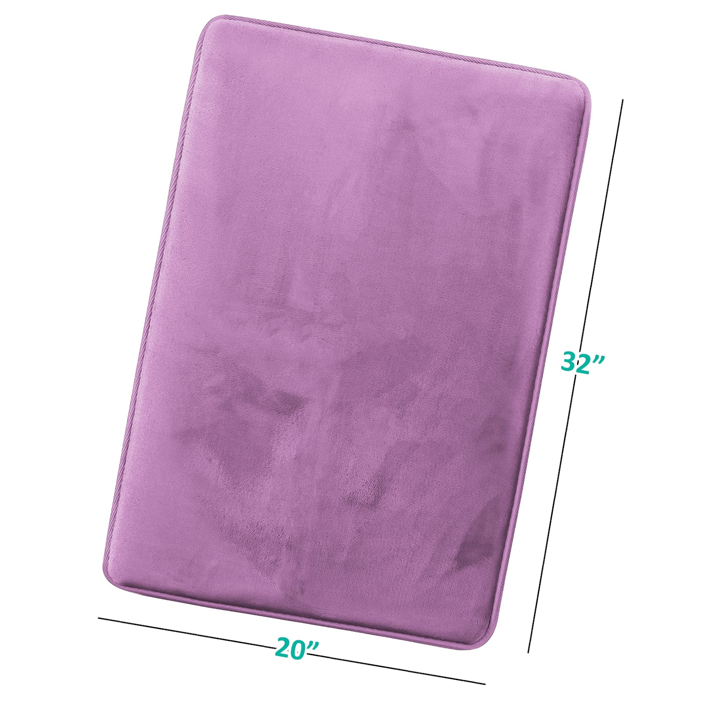 Clara Clark Memory Foam Bath Mat - 2 Pack