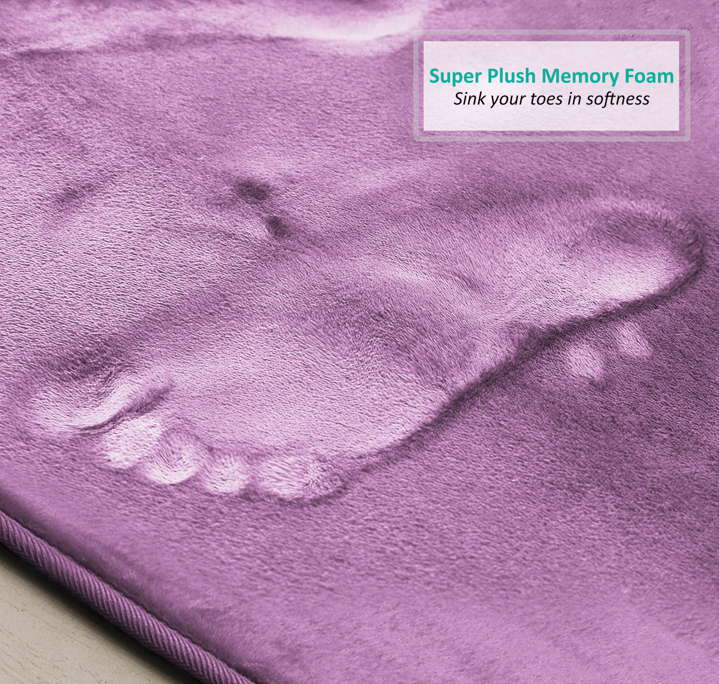 Clara Clark Memory Foam Bath Mat - 3 Pack