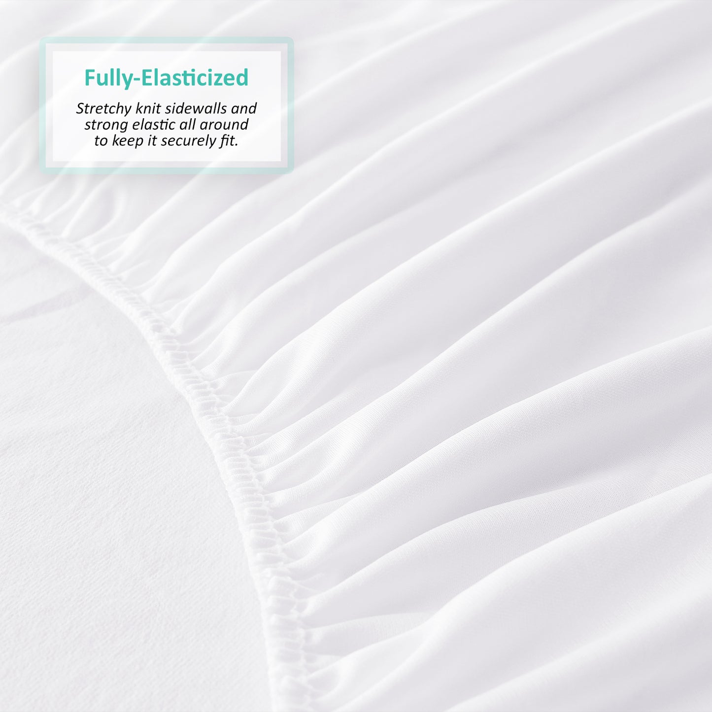 Nestl Bedding Premium Cotton Terry Mattress Protector – Hypoallergenic and Waterproof Toddler Mattress Protector – Breathable & Noiseless Cover